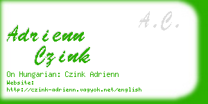 adrienn czink business card